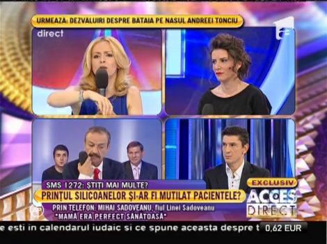 Mihai Sadoveanu, fiul Linei Sadoveanu: "Mama era perfect sănătoasă"