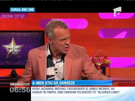 Starurile noului film al seriei X-Men au dansat pe melodia "Blurred Lines"