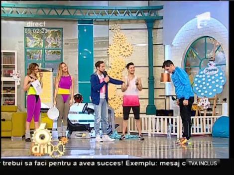 Concurs de sărituri de pe loc la Neatza! Răzvan vs. Florin Neby