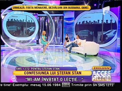 Ştefan Stan: "Nu m-am gândit că o să devin cântăreţ"