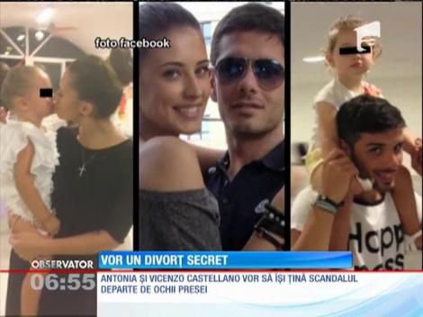 Antonia şi Vicenzo Castellano vor un divorţ secret