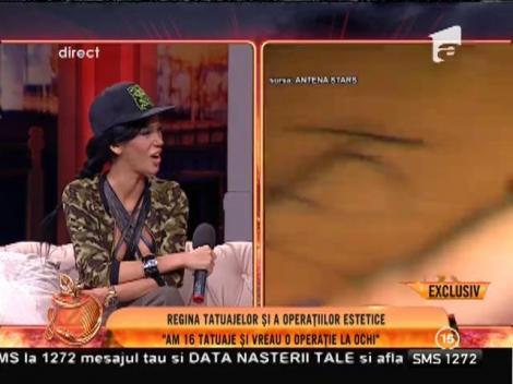 Regina tatuajelor şi a operaţiilor estetice din România!