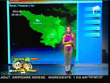 Vremea cu Flavia Mihășan:”Azi, scăpăm de ploi. Va fi timp frumos în toată țara!”