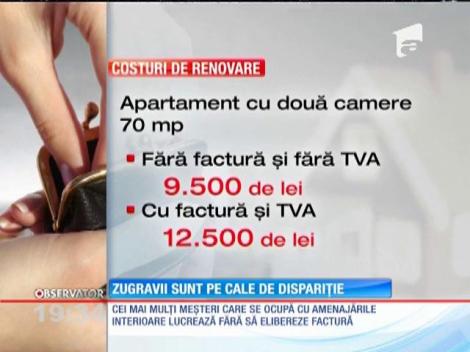 Zugravii şi dulgherii sunt pe cale de dispariţie