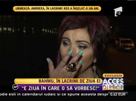 Adriana Bahmuţeanu, în lacrimi de ziua ei!