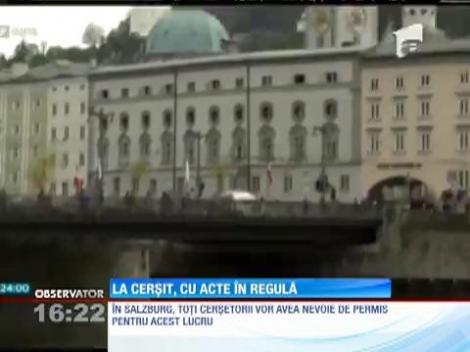 Oamenii strazii din Salzburg vor putea cerşii numai cu permis de la primărie