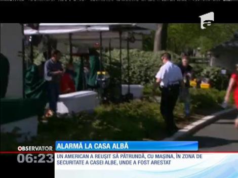 Un american a reuşit să pătrundă cu maşina în zona de securitate a Casei Albe