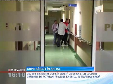 14 copii de la o gradiniţă din Satu Mare, internaţi in spital cu toxiinfecţie alimentară