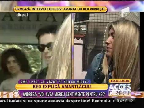 Misty, amanta lui Keo: "Andreea Bălan este o artistă extraordinară!"