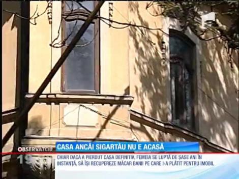 Actriţa Anca Sigartău se luptă cu statul pentru a-şi recupera banii investiţi într-o casă din care a fost evacuată