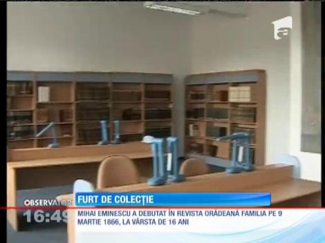 Furt de colecţie de la Biblioteca Judeţeană din Oradea