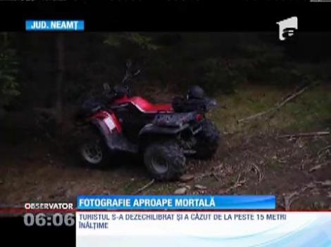 La un pas să-şi piardă viaţa pentru o fotografie