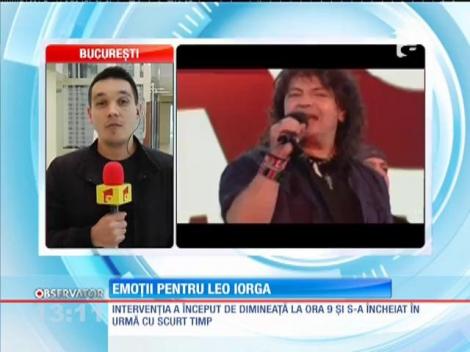 Emoţii mari pentru Leo Iorga