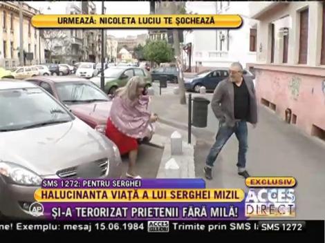 Liviu Guţă s-a deghizat în femeie şi i-a terorizat pe prietenii lui Serghei Mizil