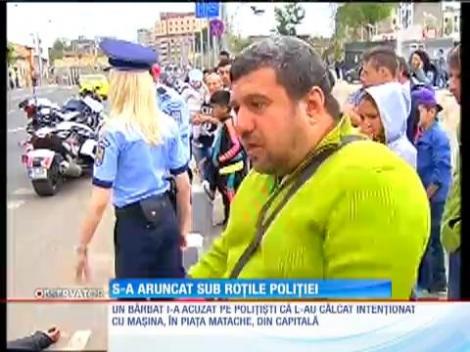 Circ între poliţişti şi rromi, într-o piaţă din Capitală