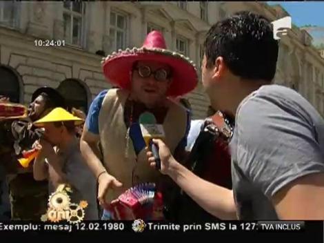 "Dezgustătorii", show la Festivalul Muzicilor de Fanfară