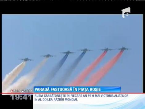 Paradă fastuoasă la 69 de ani de la victoria sovieticilor asupra naziştilor