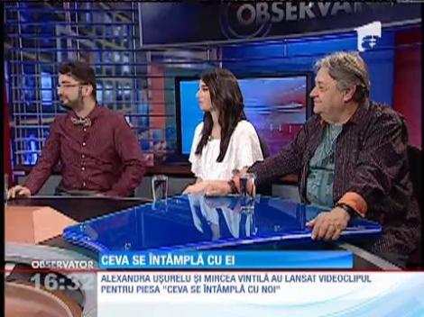 Alexandra Usurelu si Mircea Vintila au lansat videoclipul piesei - "Ceva se intampla cu noi"