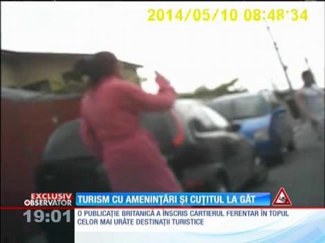În cartierul bucureşean Ferentari, disputele se tranşează cu cuţitul