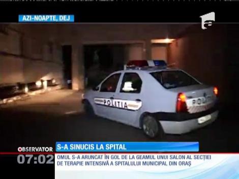 Un bărbat de 60 de ani din Dej s-a sinucis în spital
