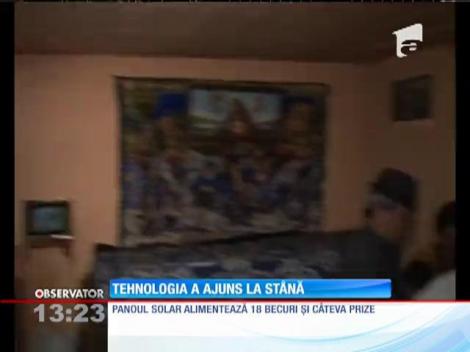 Un oier din judeţul Sibiu a găsit soluţia să fie în pas cu restul lumii