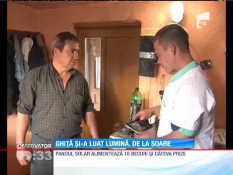 Ciobanul Ghiţă şi-a luat lumină de la soare