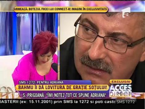 Adriana Bahmuțeanu: ”Silviu Prigoană prin tot ceea ce face mă determină să plec”