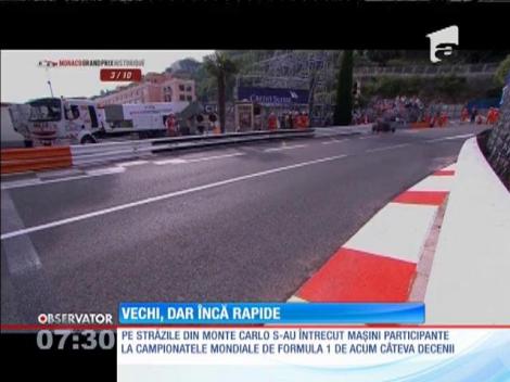 Peste o sută de maşini s-au întrecut pe străzile din Monte Carlo! Cea mai nouă are peste 40 de ani, iar cea mai veche 90