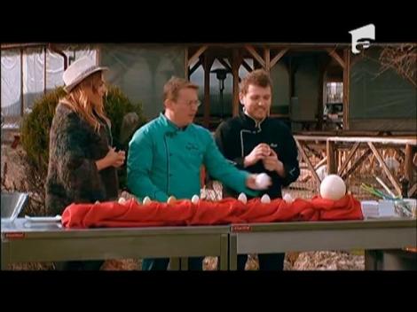 Vizante le-a pregătit copiilor un test cu ouă