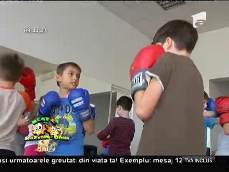 Prichindeii, fascinați de kickboxing: Iată care sunt viitorii campioni ai României!