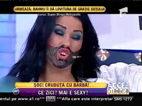 VIDEO! Din seria "femeia cu barbă" e peste tot: N-ai să crezi ce vedetă s-a transformat în "Conchita de România"!
