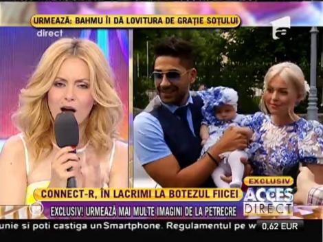 Connect-R, în lacrimi la botezul fiicei lui! Imagini în exclusivitate de la petrecere
