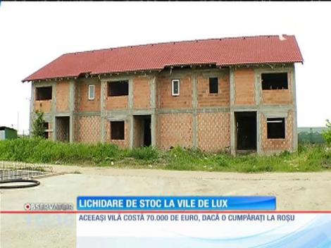 Lichidare de stoc la vile de lux