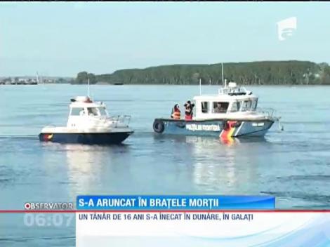 Un tânăr de 16 ani s-a înecat în Dunăre, în Galaţi