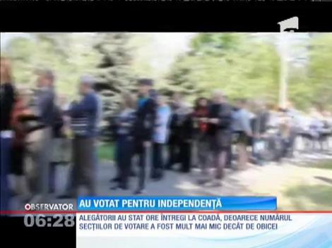 Referendum Ucraina: 90% din voturi pentru independenta
