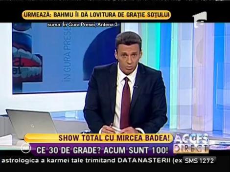 Mircea Badea ironizează hit-ul "30 de grade"