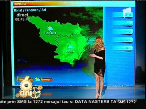 Vremea cu Flavia Mihășan: ”Soarele strălucește cu putere. Este timp frumos, perfect pentru plimbări lungi!”