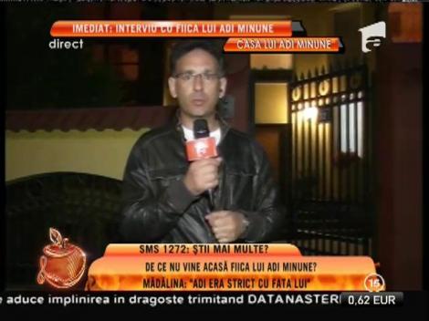 Fiica lui Adi Minune, așteptată acasă de familie