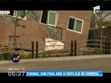 Celebrul turn din Pisa are o replică acum în Coreea de Sud!