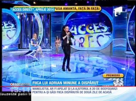 Fiica lui Adrian Minune a fugit de acasă