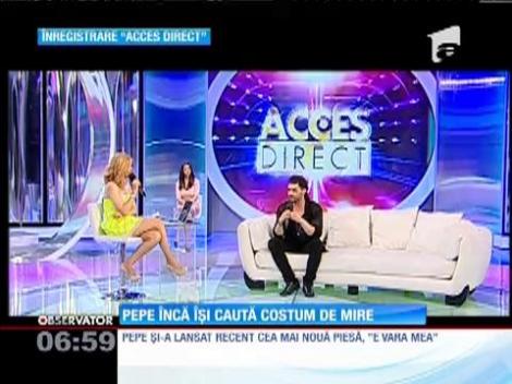 Pepe încă îşi caută costum de mire