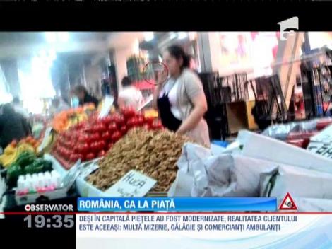 Pieţele din Capitală nu s-au schimbat deloc în ultimele decenii