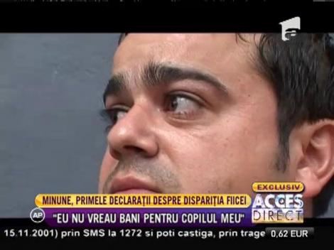 Adrian Minune: ”Eu nu vreau bani pentru copilul meu”