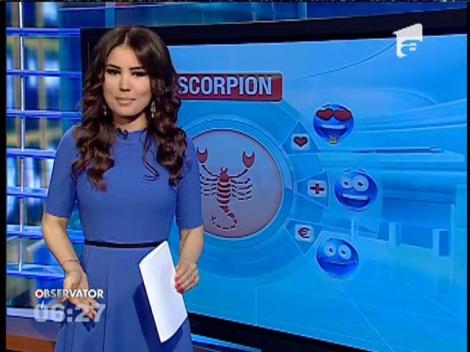 Scorpionii au parte numai de succese: Horoscopul zilei, cu Andreea Joiţa