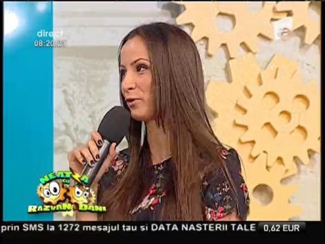 Andreea Romina Filip, "Miss All Star Game 2014", a făcut senzaţie în platoul de la Neatza