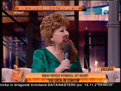 Pe urmele Conchitei! Rodica Popescu Bitănescu și-a pus barbă