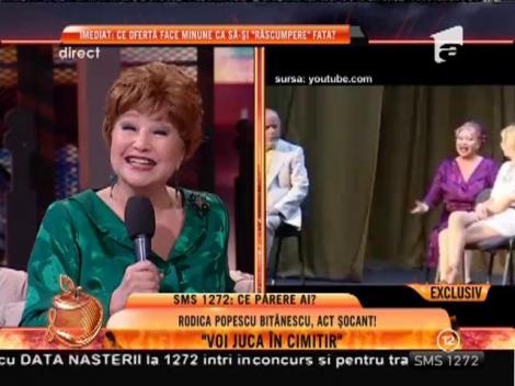 Rodica Popescu Bitănescu, învitație în cimitir!