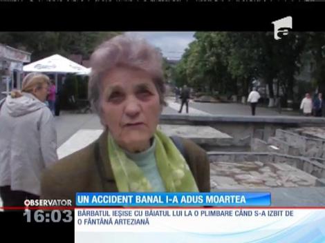 Un om de afaceri din Botoşani a murit după ce s-a izbit cu bicicleta de o fântână arteziană