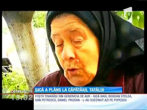 Gică Popescu a ieşit azi din închisoare şi mers la Calafat să-şi înmormânteze tatăl