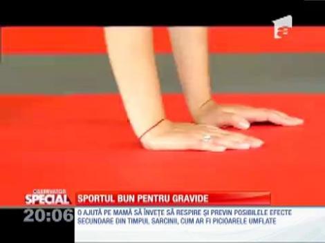 Sportul este bun pentru gravide